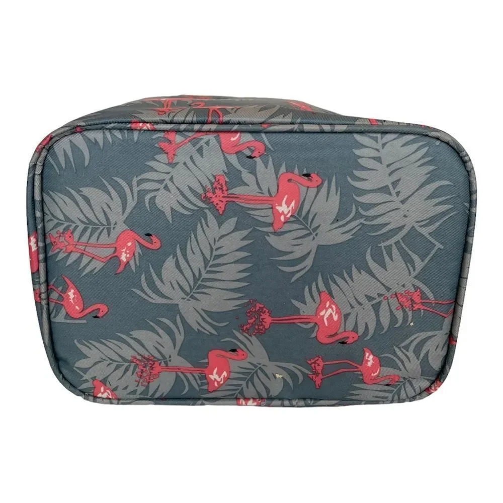 FLAMINGO OVERSIZED TRAVEL COSMETIC BAG‎